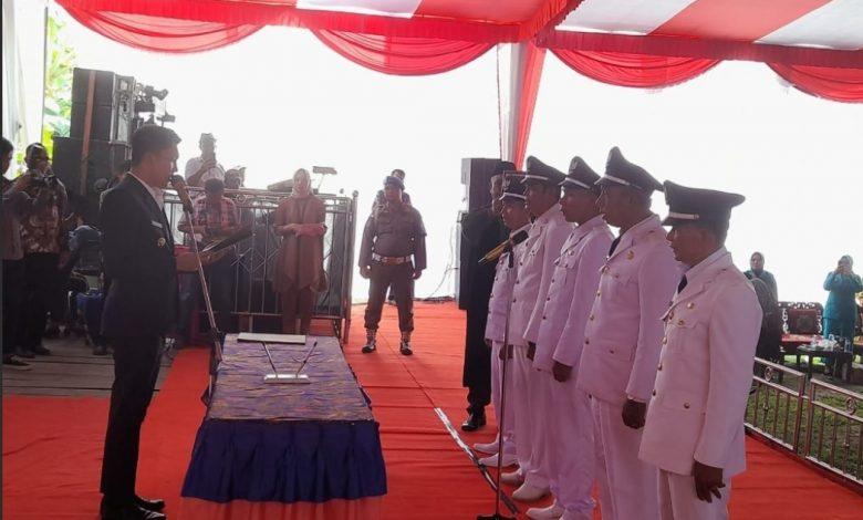 12 Kades Kecamatan Rantau Alai Dilantik Bupati Ogan Ilir