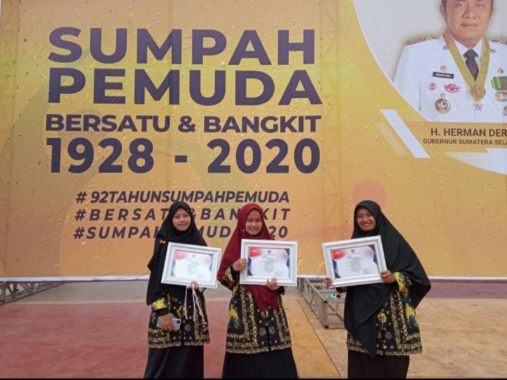 3 Pemuda Binaan Rumah Zakat Raih Penghargaan dari Gubernur Herman Deru