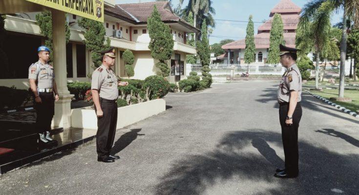 35 Siswa SPN Polda Sumsel Laksanakan Giat Latihan kerja di Polres Ogan Ilir