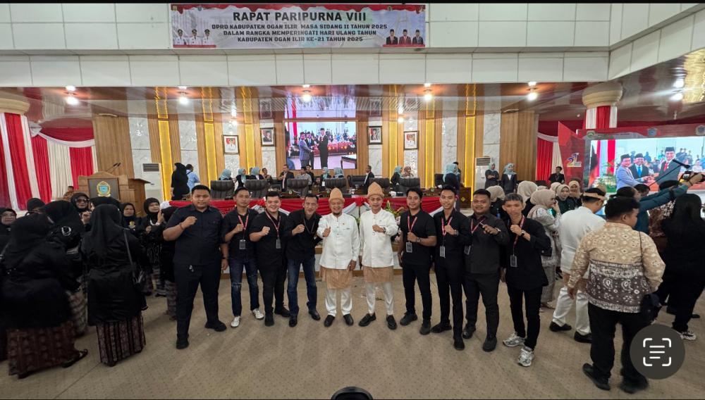 Aloen Entertainment Berterimakasih Kepada Setwan DPRD Ogan Ilir, Dipercaya Menyiapkan Sidang Paripurna VIII HUT Ke 21 Tahun