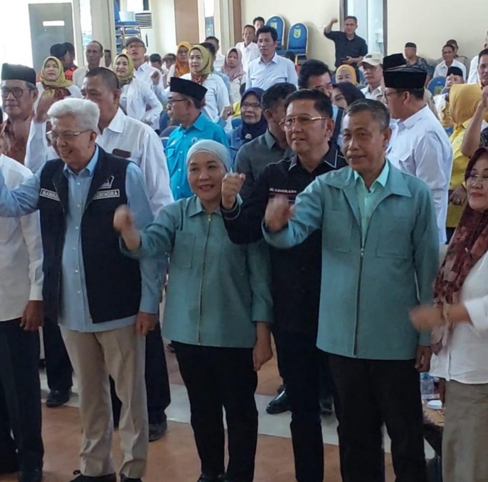 Bacalon Bupati Muba Lucyanti: Tidak Ada Pilihan Lain Gubernur H Mawardi Yahya dan Wagub Sumsel Hj RA Anita (Matahati), Ayo Menangkan!