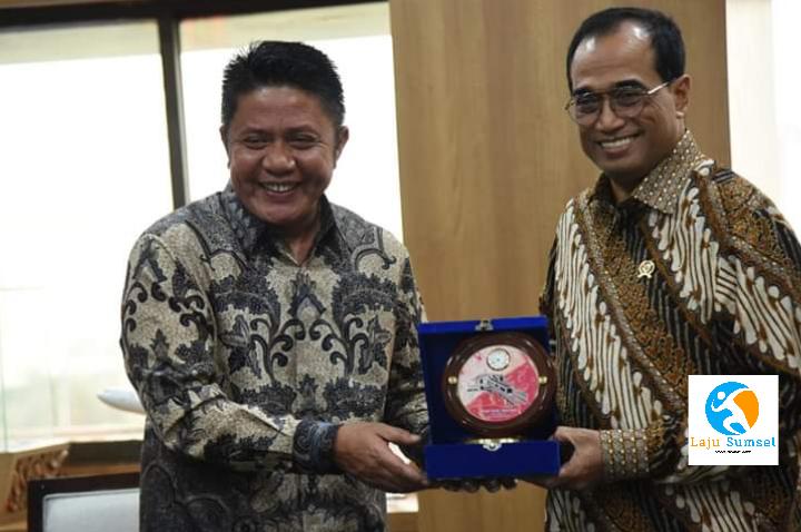 Bertemu Menteri Perhubungan Budi Karya, Herman Deru Minta Jembatan Endikat Dibangun