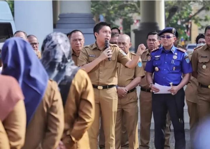 Bupati OI Gelar Apel Pengecekan Kesiapan Inventaris Kendaraan Lapangan
