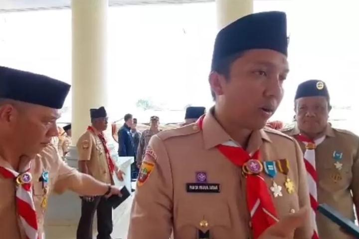Bupati OI Sebut Akan Libatkan Anggota Pramuka Sebagai Tim Pencegahan Karhutla