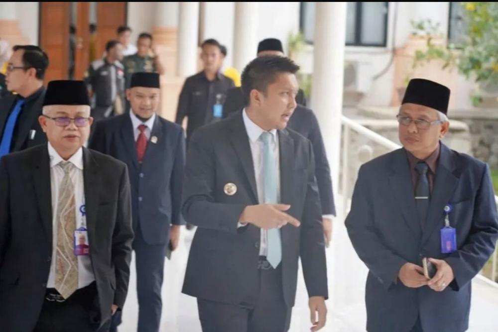 Bupati Panca Wijaya Akbar Laporan Pertanggungjawaban Pelaksanaan APBD Kabupaten Ogan Ilir Tahun Anggaran 2024