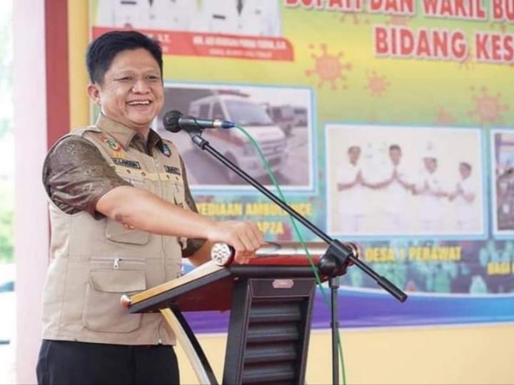 Bupati dan Wakil Bupati OKU Timur Launching Program Kerja 100 Hari di Bidang Kesehatan 