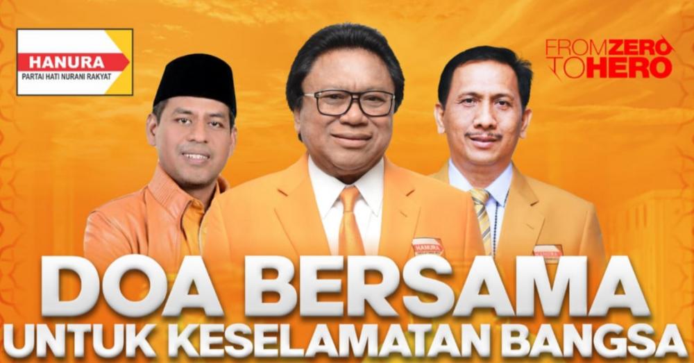 DPP Partai Hanura Akan Menggelar Doa Bersama Untuk Keselamatan Bangsa