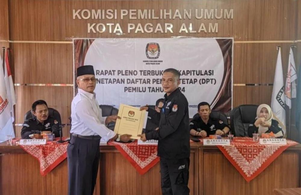 DPT Pemilu Pagar Alam Ditetapkan, Duduk di Kursi DPRD Parpol Wajib Kumpulkan 4000 Suara Lebih