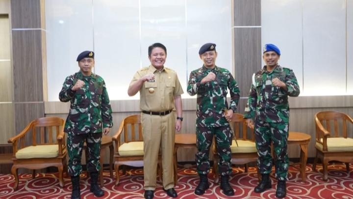 Danlanal Palembang Pamit, Herman Deru Berikan Apresiasi Selama Bertugas 
