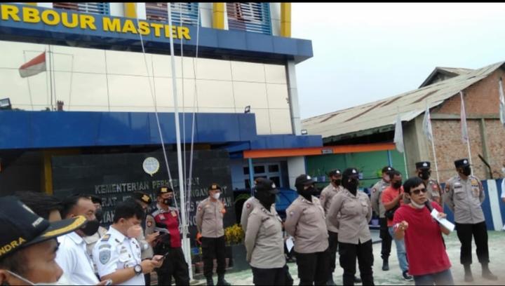Diduga Ada Pungli, Gabungan LSM Independent Sumsel Datangi Kantor Otoritas Pelabuhan Kelas II Palembang