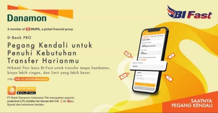 Dukung Digitalisasi Ekonomi Nasional, Bank Danamon Hadirkan Layanan Pembayaran BI Fast di Aplikasi D-Bank PRO  