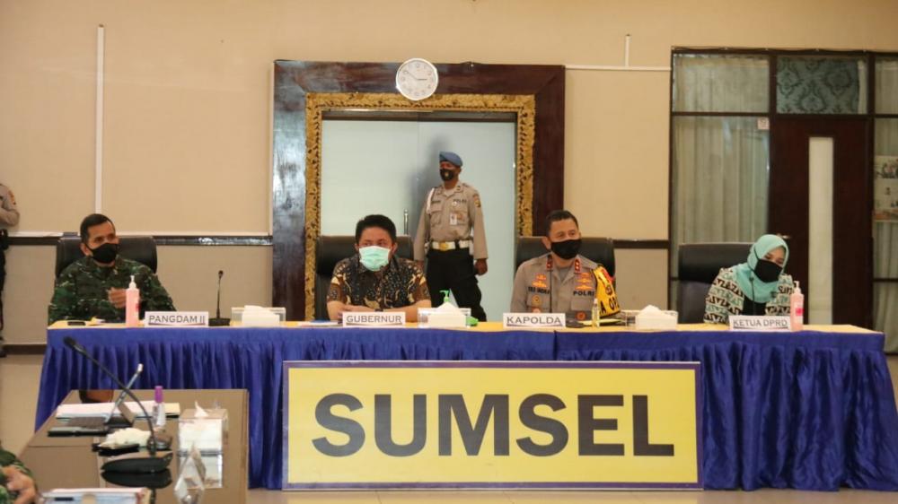 Forkopimda Sumsel Sepakat Sholat Idul Fitri 1441 Hijriah Di Rumah