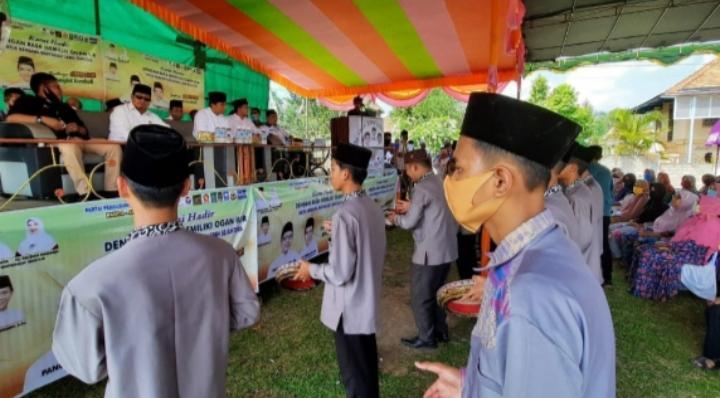 Mewakili Kaum Muda, Panca Dapat Dukungan dari Grup Nasyid Milenial Desa Srikembang
