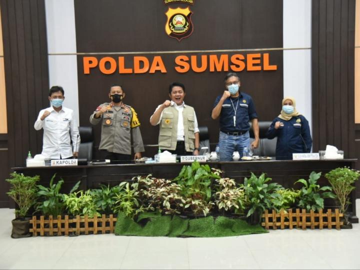 Gubernur Dukung Upaya Polda Sumsel Kendalikan Penambangan Liar