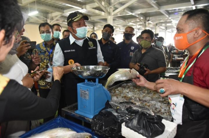 Gubernur Herman Deru Bangga Sumsel Miliki Pasar Ikan Modern Pertama di Luar Jawa