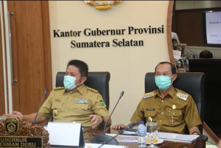 Gubernur Herman Deru Dukung Pemkot Palembang Benahi Infrastruktur