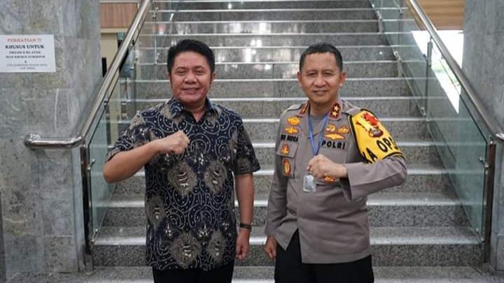 Gubernur Herman Deru Sambut Kedatangan Kapolda Baru