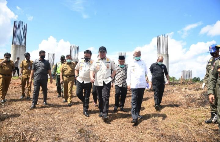 HD Siapkan Tim Penyelesaian, Pembangunan Masjid Raya Sriwijaya Dilakukan Bertahap 