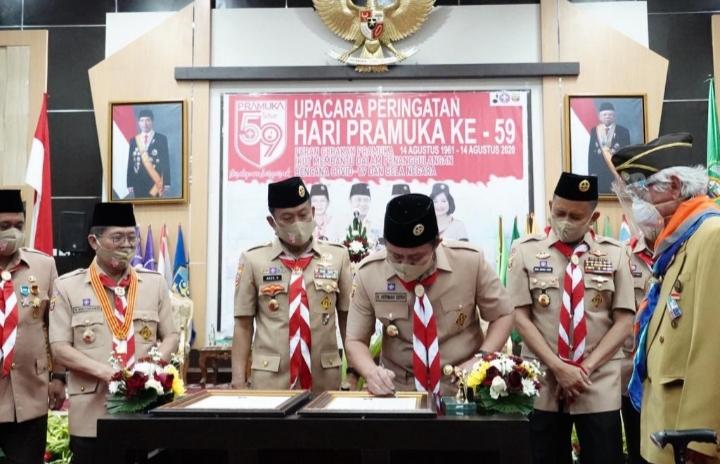 Herman Deru Instruksikan Bupati dan Walikota Aktifkan Pramuka Secara Optimal