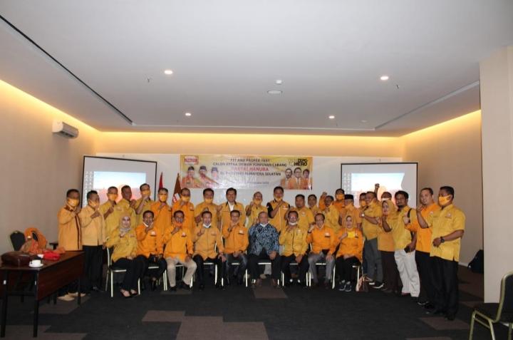 Jaring Calon Ketua DPC se-Sumsel, DPD Partai Hanura Gelar Fit and Proper Test
