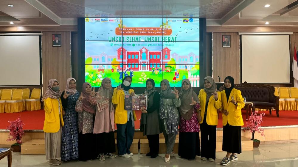 Launching Gerakan Literasi Kampus Sehat Unsri: Unsri Sehat, Unsri Hebat