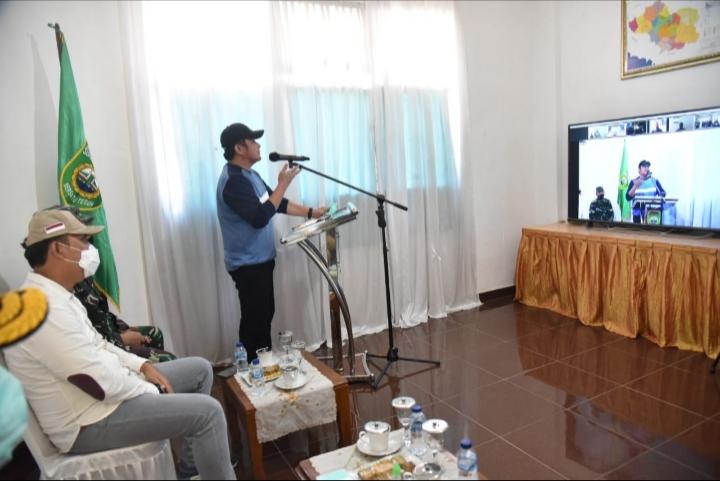Launching Pilkada OKU Secara Virtual, HD Minta Tetap Ikuti Protokol Kesehatan