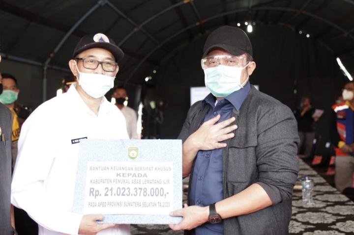 Masa Pandemi Covid-19, Herman Deru Bantu Kabupaten dan  Kota Rp 500 Miliar Lebih