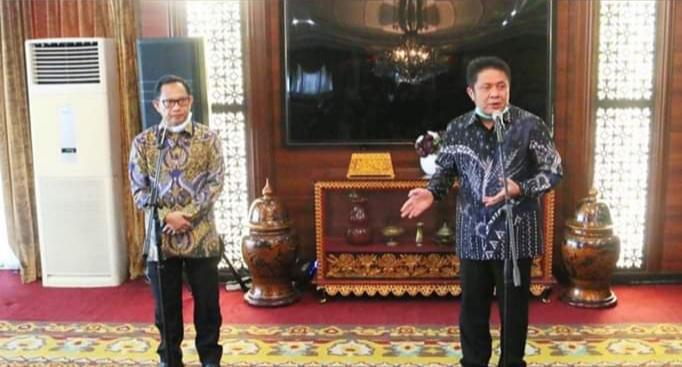 Mendagri Akui Antisipasi dan Penanganan Covid-19 di Sumsel Bisa Jadi Model Percontohan