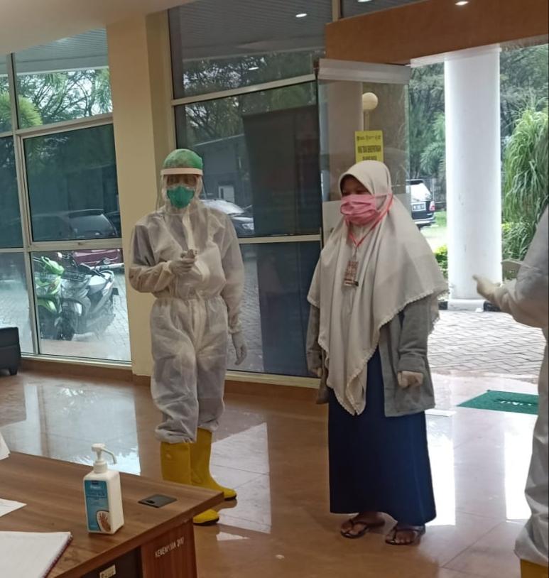 ODP Center Jakabaring Tampung Belasan Santri yang Baru Tiba dari Jatim