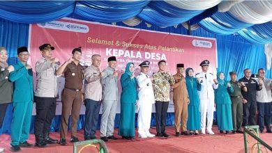 Panca Wijaya Akbar Lantik 8 Kades Indralaya Selatan