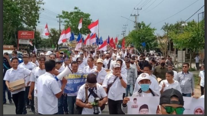 Pasangan Panca-Ardani Resmi Daftar ke KPU Ogan Ilir