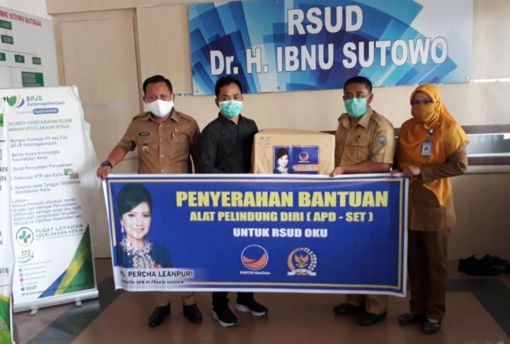 Percha Bagikan APD Set ke 5 Rumah Sakit dan 30 Puskesmas