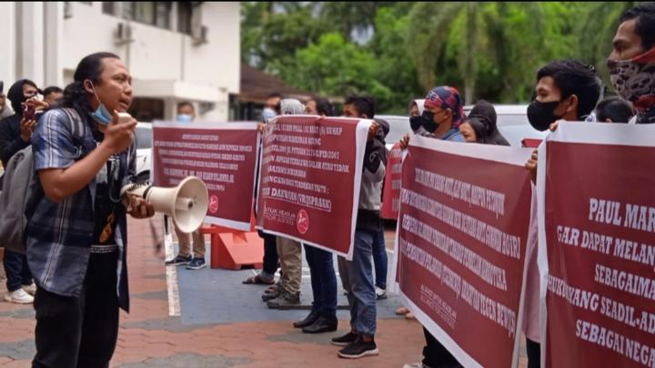 Putusan Hakim Dinilai Tidak Memenuhi Rasa Keadilan, Massa Geruduk PN Palembang
