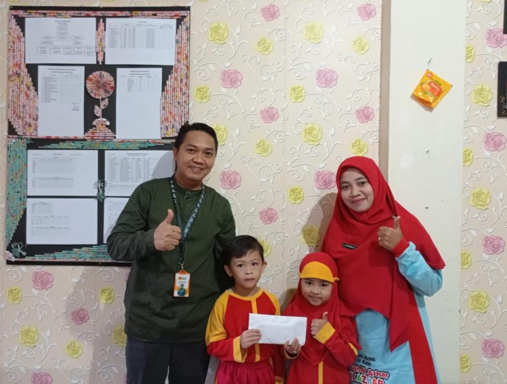 RA Al Azhar Yayasan Masjid Agung Pagaralam Salurkan Bantuan Banjir Lahat Melalui Rumah Zakat