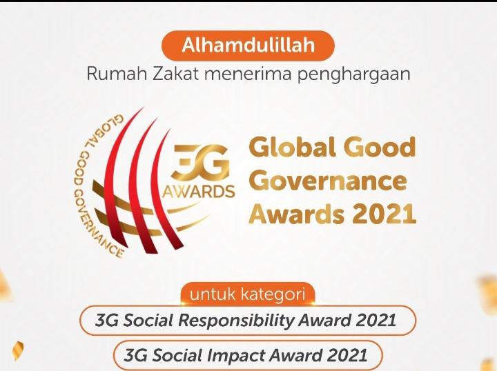 RUMAH ZAKAT TERIMA GLOBAL GOOD GOVERNANCE AWARDS 2021