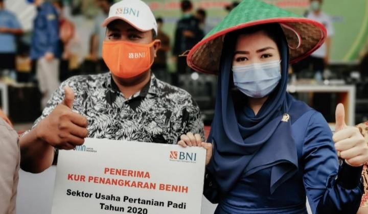 Saksikan Penyaluran KUR Tani oleh Himbara di Sumsel, Percha: Harus Dioptimalkan!