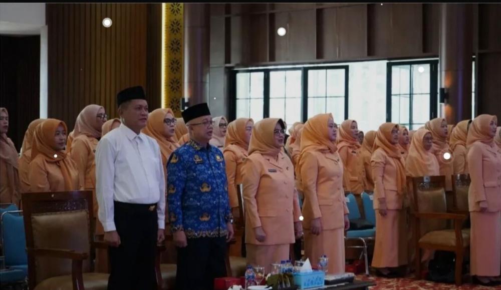 Sekda H Muhsin Abdullah Hadiri Sekda H Muhsin Abdullah secara langsung menghadiri Pengukuhan Pengurus DWP Ogan Ilir Masa Bakti 2024-2029