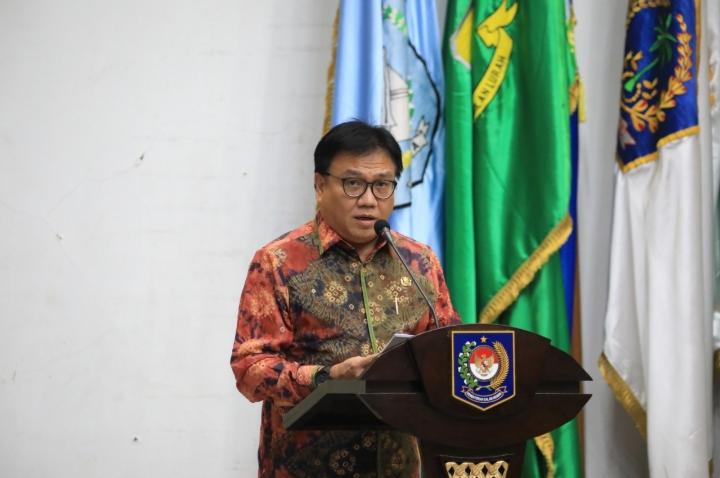 Sekda Sumsel H. Nasrun Umar Buka Rakernas Forsesdasi 2020 