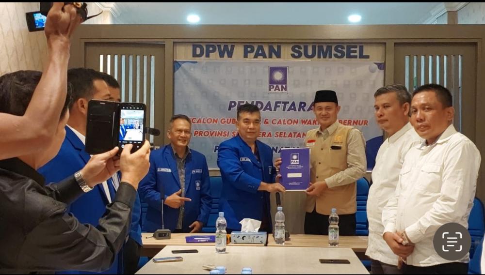 Sekretaris Panitia DPW PAN Sumsel Arianto: H Mawardi Yahya Miliki Pengalaman Paripurna, Paket Komplit