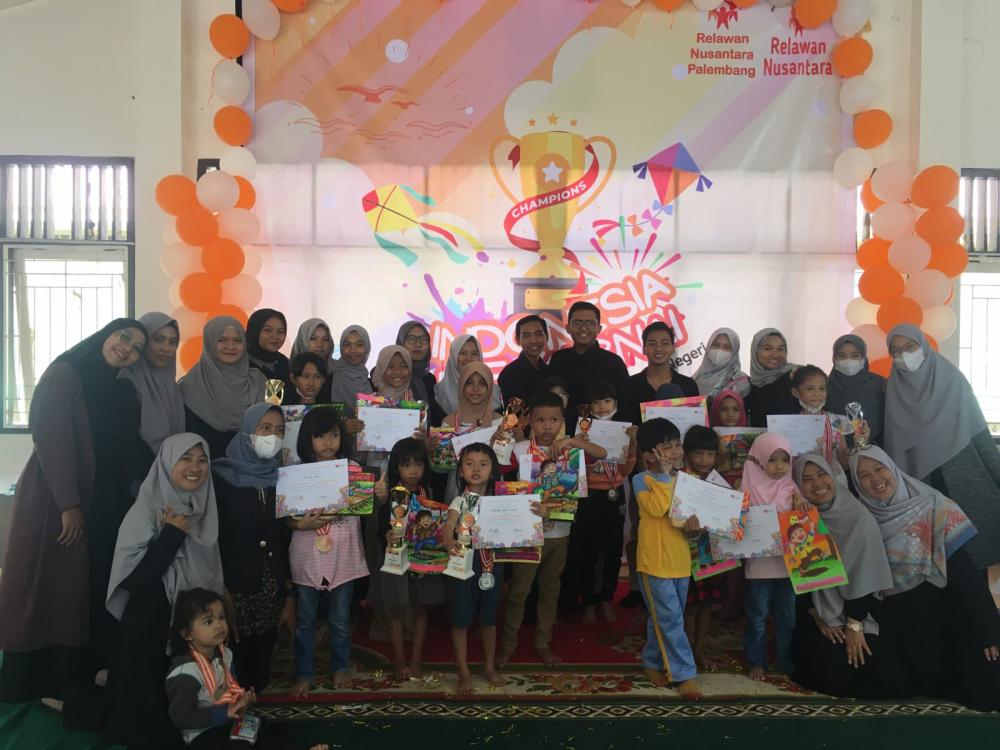 Semarakkan Hari Anak Nasional (HAN), Relawan Nusantara Palembang Gelar Indonesia Mewarnai