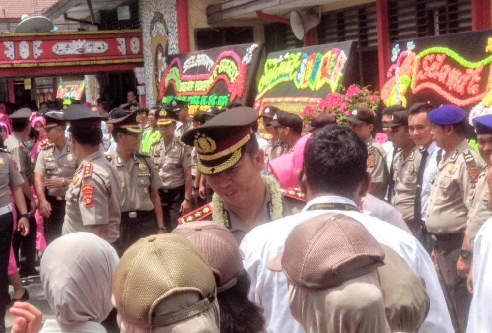 Sertijab Kapolres OKI Berlangsung Khidmat
