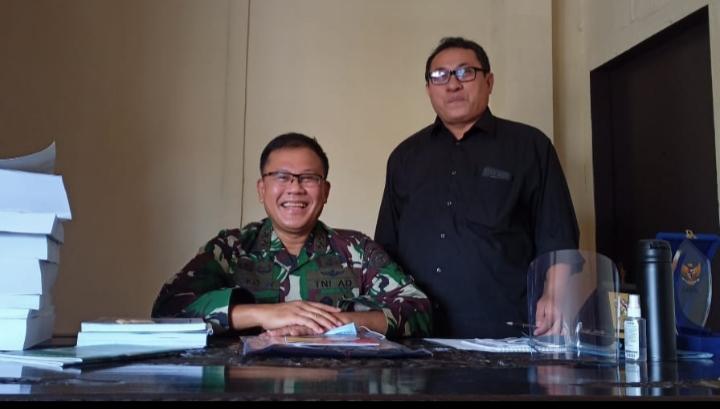 Temu Kangen, Mayjen TNI Joko Warsito Sambangi Markas SMSI