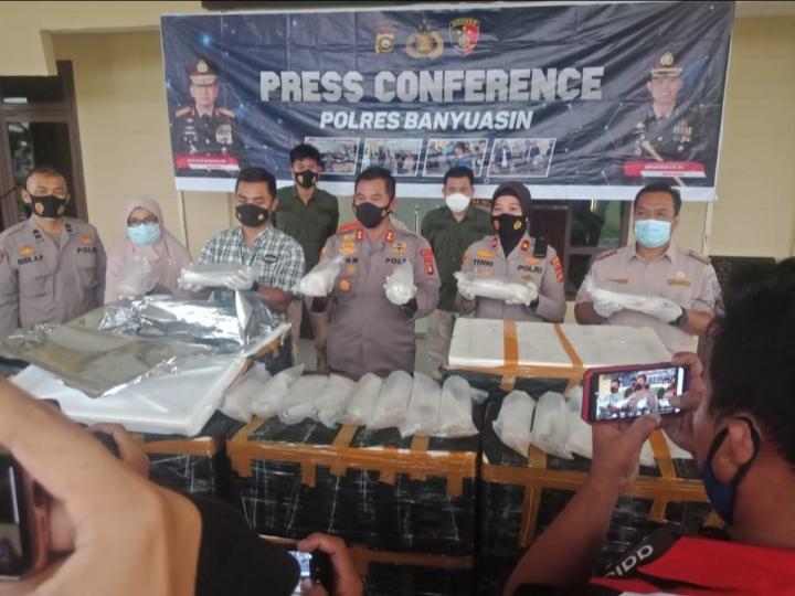 Penyelundupan Bibit Lobster Senilai Rp 8,9 Miliar Berhasil Digagalkan Polres Banyuasin