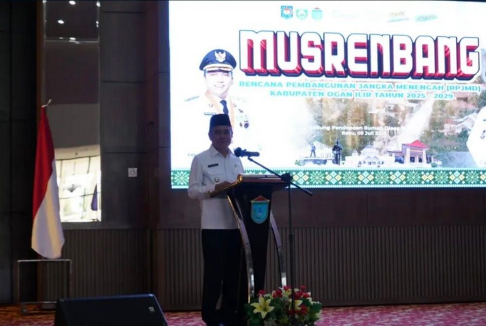 Wabup H Ardani Membuka Musrenbang RPJMD Ogan Ilir Tahun 2025-2029