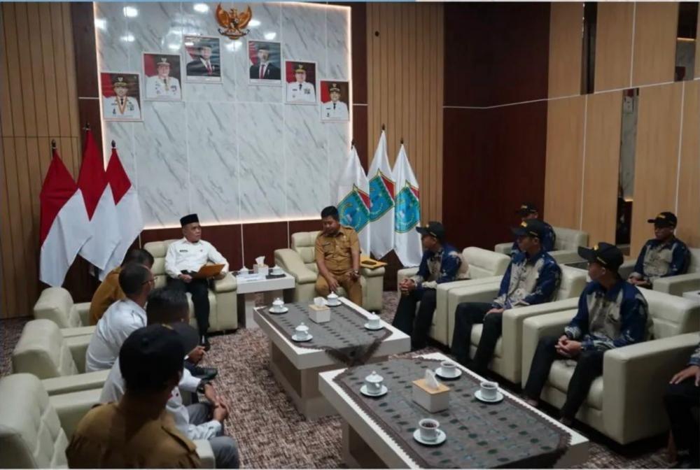 Wabup H Ardani Sambut Baik Audiensi dan Lepas Peserta Magang ke Jepang