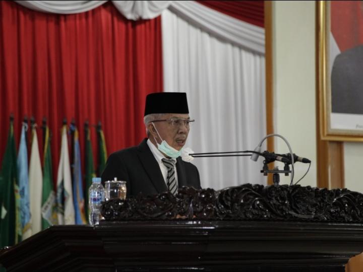 Mawardi Yahya Sampaikan Jawaban Gubernur Terhadap Pemandangan Umum Fraksi-Fraksi DPRD Sumsel 