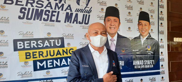 Wakil Ketua DPRD OI Ahmad Syafei Dukung Bupati Panca Bersama Ketua TP PKK OI Mikhailia Alamsjah Ajak Warga Sukseskan  Pelayanan KB Serentak Sejuta Aks